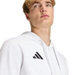 Mens adidas Entrada 26 FZ Hoody white KF5943 - Image 4