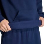 Mens adidas Entrada 26 Hoody navy blue JZ6583 - Image 4