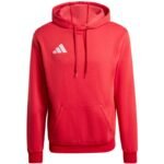 Mens adidas Entrada 26 Hoody red JZ6576 - Image 2