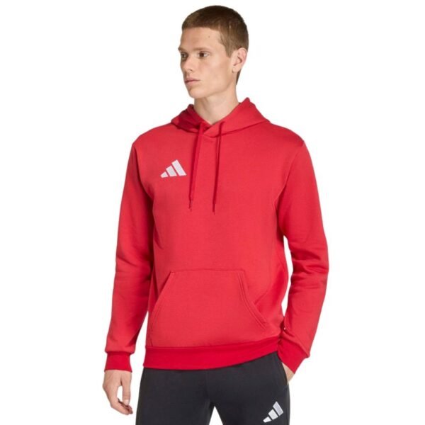 Mens adidas Entrada 26 Hoody red JZ6576