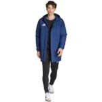 Mens adidas Entrada 26 Stadium Jacket Navy Blue JZ6669 - Image 6