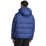 Mens adidas Ess 3S PD HD J jacket navy blue JX7799 - Image 3