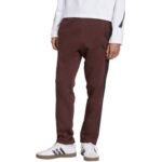Mens adidas Essentials 3-Stripes Fleece Pants Brown JX0713