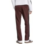 Mens adidas Essentials 3-Stripes Fleece Pants Brown JX0713 - Image 3
