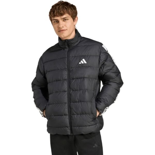 Mens adidas Essentials 3-Stripes Jacket Black JM8416
