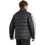 Mens adidas Essentials 3-Stripes Jacket Black JM8416 - Image 3