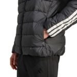 Mens adidas Essentials 3-Stripes Jacket Black JM8416 - Image 6