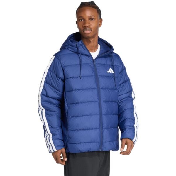 Mens adidas Essentials CLIMAWARM 3-Stripes Jacket Blue JX7771