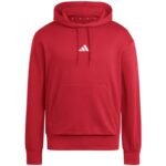 Mens adidas Essentials Feelcozy Hoodie red KC0907 - Image 2