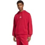 Mens adidas Essentials Feelcozy Hoodie red KC0907