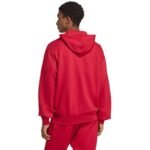 Mens adidas Essentials Feelcozy Hoodie red KC0907 - Image 4