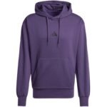 Mens adidas Essentials Feelcozy purple sweatshirt JX5661 - Image 2