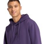 Mens adidas Essentials Feelcozy purple sweatshirt JX5661 - Image 4