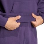 Mens adidas Essentials Feelcozy purple sweatshirt JX5661 - Image 5