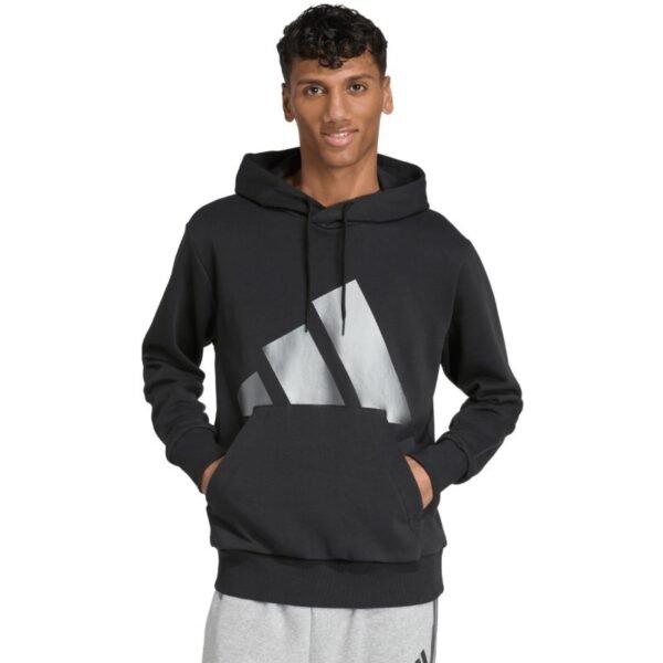 Mens adidas Holiday 3S Hoodie Black JM1698