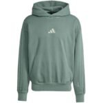 Mens adidas sweatshirt A SZN W FL HD green JL6538 - Image 2