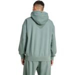 Mens adidas sweatshirt A SZN W FL HD green JL6538 - Image 3