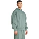 Mens adidas sweatshirt A SZN W FL HD green JL6538 - Image 4