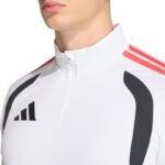 Mens adidas Tiro 26 League Training Top white, black, and red KR0371 - Image 5