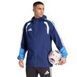 Mens adidas Tiro 26 Rain Jacket navy blue JY8963