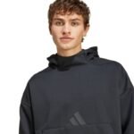 Mens adidas ZNE Hoodie Black JE7537 - Image 4