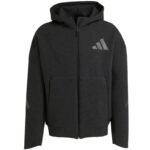 Mens adidas ZNE PR FZ sweatshirt black JM6055 - Image 2