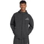 Mens adidas ZNE PR FZ sweatshirt black JM6055