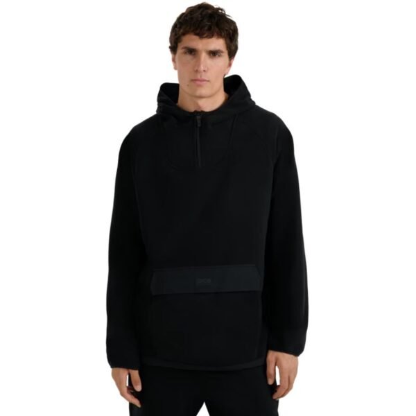 Mens fleece sweatshirt 4F M427 deep black 4FWAW25TFLEM427 20S