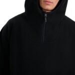Mens fleece sweatshirt 4F M427 deep black 4FWAW25TFLEM427 20S - Image 5