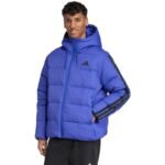 Mens jacket adidas Ess 3S PD HD J cobalt JW9099