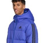 Mens jacket adidas Ess 3S PD HD J cobalt JW9099 - Image 5