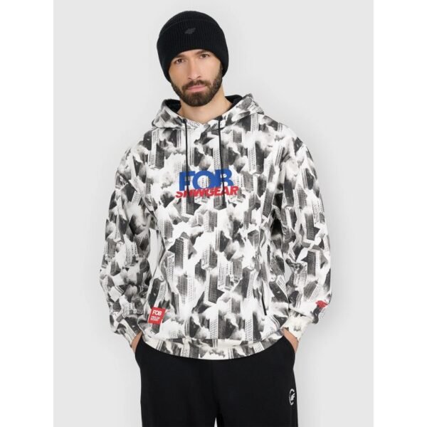 Mens loose hooded sweatshirt 4F 4FRAW25TSWSM2569-91A