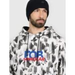 Mens loose hooded sweatshirt 4F 4FRAW25TSWSM2569-91A - Image 5