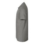 Mens Pique Polo Free Polo Shirt (Dark Gray Melange) - Image 4