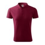 Mens Pique Polo Shirt (garnet) - Image 2