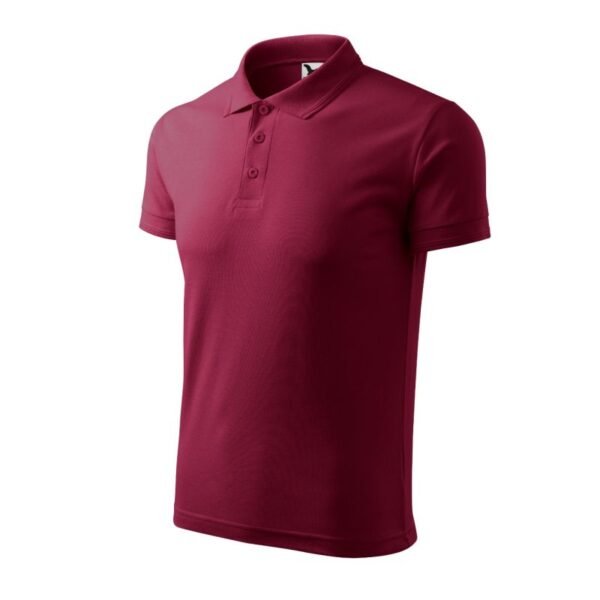 Mens Pique Polo Shirt (garnet)