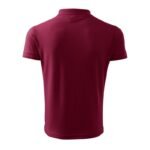 Mens Pique Polo Shirt (garnet) - Image 3