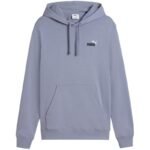Mens Puma ESS 2 Color Small No. 1 Logo Hoodie Gray 684719 65
