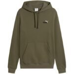 Mens Puma ESS 2 Color Small No. 1 Logo Hoodie olive 684719 81 - Image 2