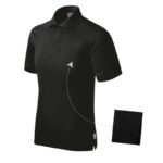 Mens Resist Heavy Polo Shirt (Black 01 (Brand Label)) - Image 2