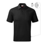 Mens Resist Heavy Polo Shirt (Black 01 (Brand Label))