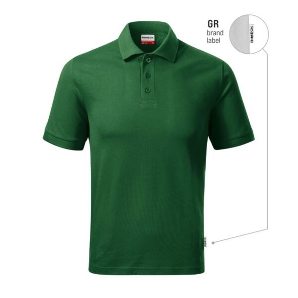 Mens Resist Heavy Polo Shirt (Bottle Green 06 (Brand Label))