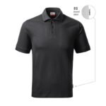 Mens Resist Heavy Polo Shirt (ebony gray 94 (brand label))