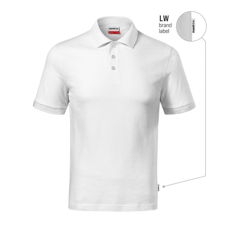 lupin-wear-ca-men-s-resist-heavy-polo-shirt-white-00-brand-label-1137008 Mens Resist Heavy Polo Shirt (White 00 (brand label)) - Image 1
