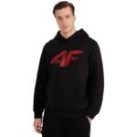 Mens sweatshirt 4F M1766 deep black 4FWMM00TSWSM1766 020S
