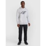 Mens sweatshirt with hood, open, 4F 4FWMM00TSWSM1766-27M - Image 2