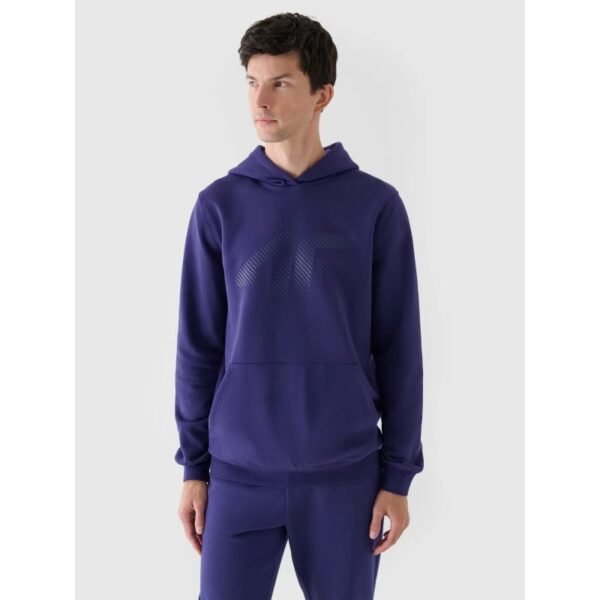 Mens sweatshirt with hood, open, 4F 4FWMM00TSWSM1766-31S