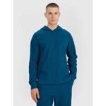 Mens sweatshirt with hood, open, 4F 4FWSS25TSWSM1558-46S