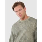 Mens sweatshirt without zipper, without hood, 4F 4FWSS25TSWSM1582-44A - Image 4