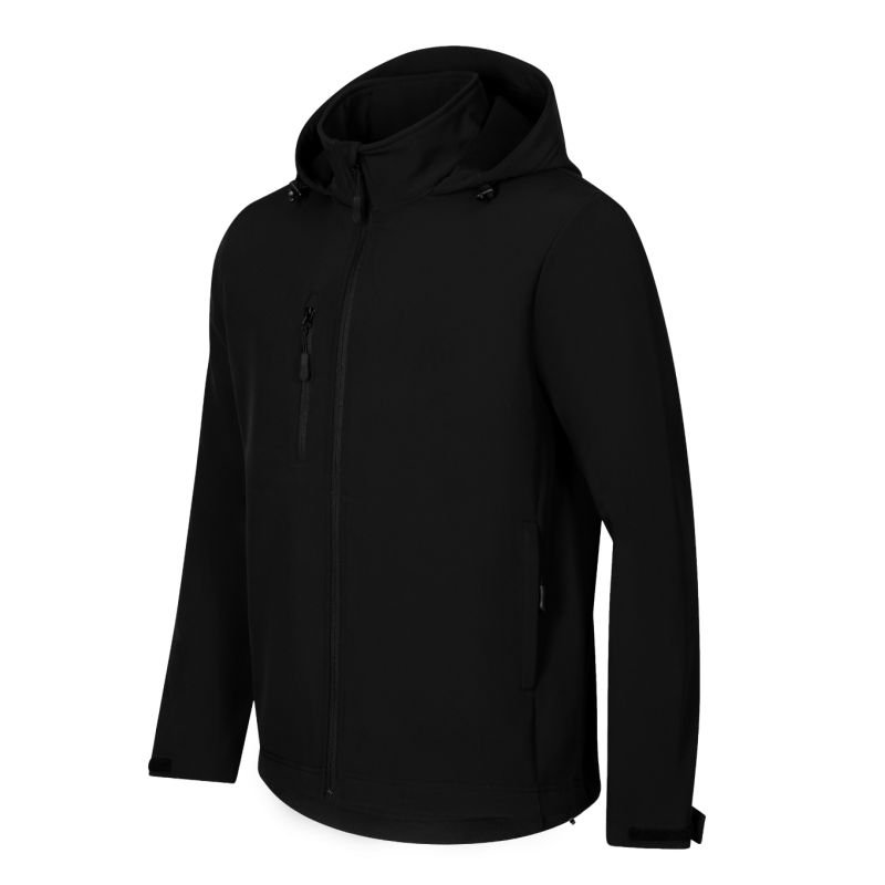 lupin-wear-ca-men-s-trail-softshell-jacket-black-2007913 Mens Trail Softshell Jacket (Black) - Image 1